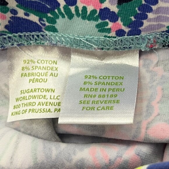 Lilly Pulitzer Girls Maia Legging The Swim Medallion Crop Size 12 - 14 - Picture 6 of 6